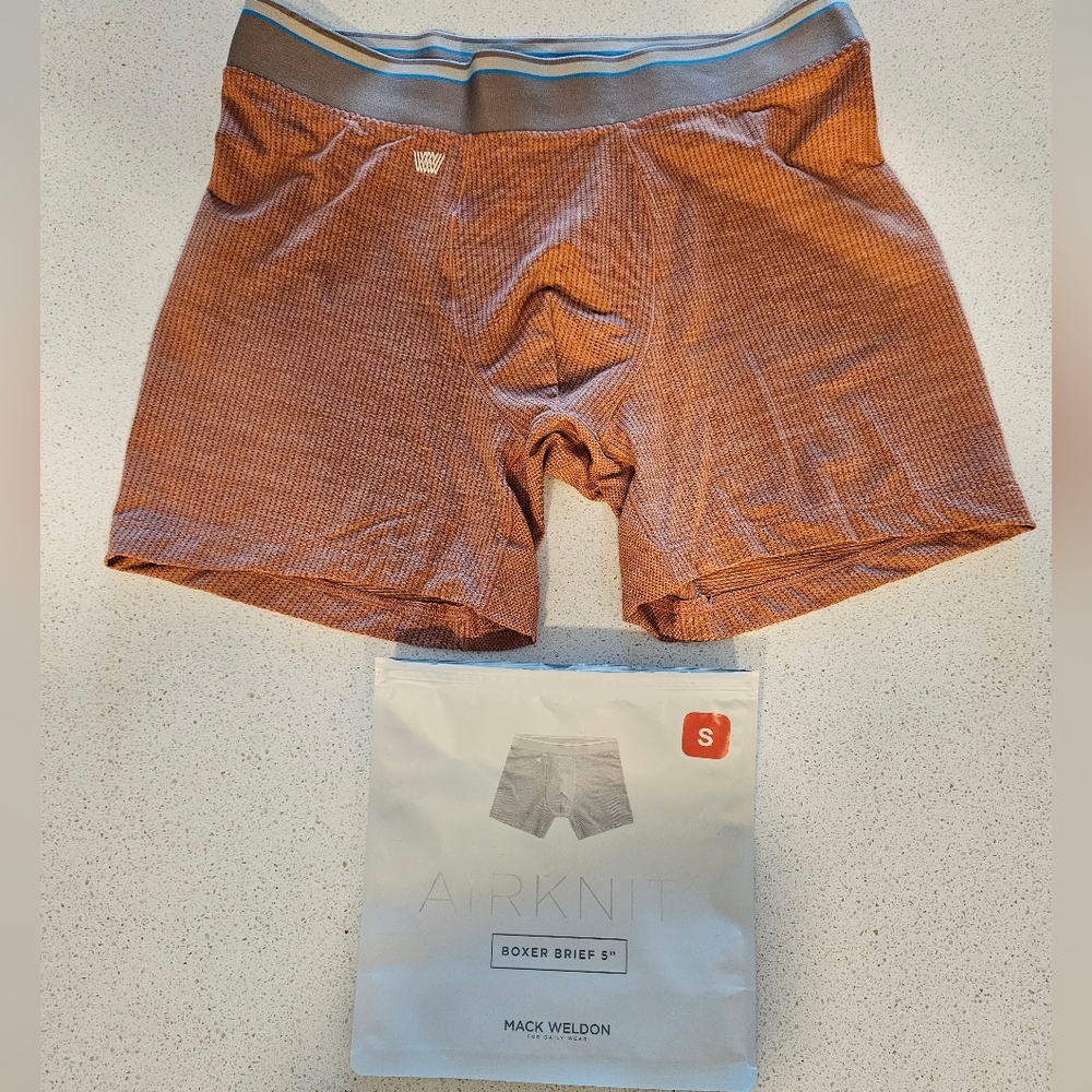 Mack Weldon AIRKNITXBoxer Briefs, Redwood Heather, Small